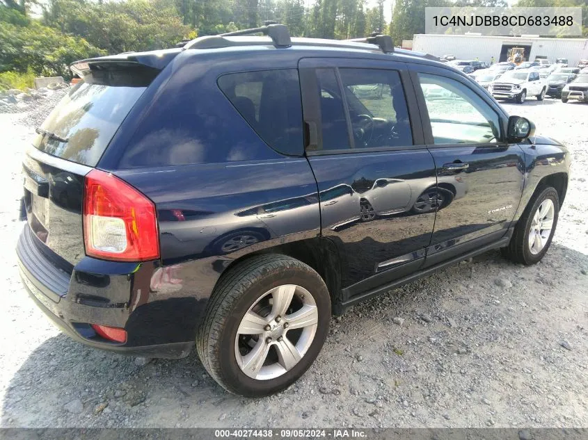 1C4NJDBB8CD683488 2012 Jeep Compass Sport