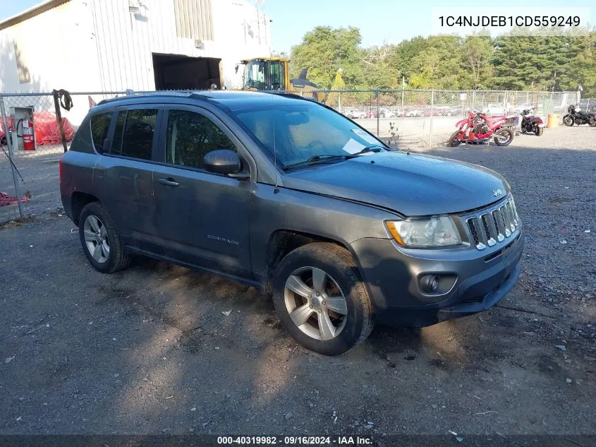 2012 Jeep Compass Latitude VIN: 1C4NJDEB1CD559249 Lot: 40319982