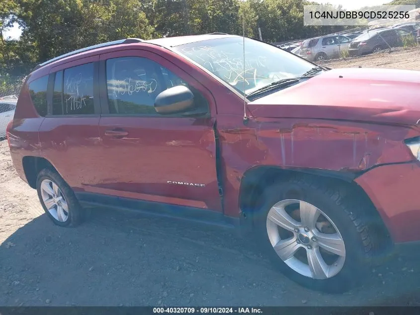 2012 Jeep Compass Sport VIN: 1C4NJDBB9CD525256 Lot: 40320709