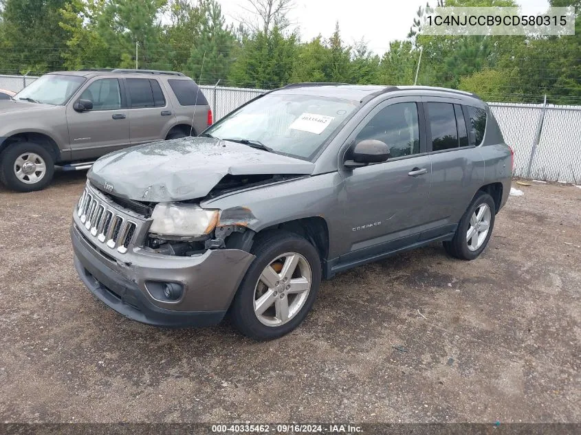 1C4NJCCB9CD580315 2012 Jeep Compass Limited