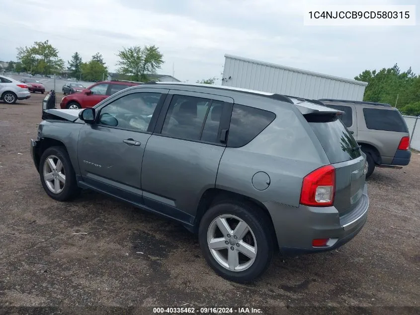 1C4NJCCB9CD580315 2012 Jeep Compass Limited