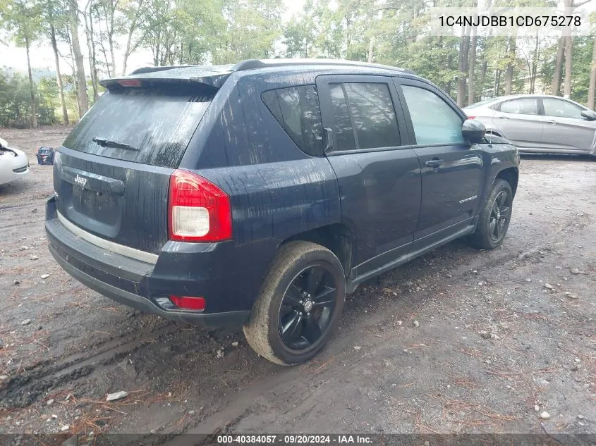 1C4NJDBB1CD675278 2012 Jeep Compass Sport