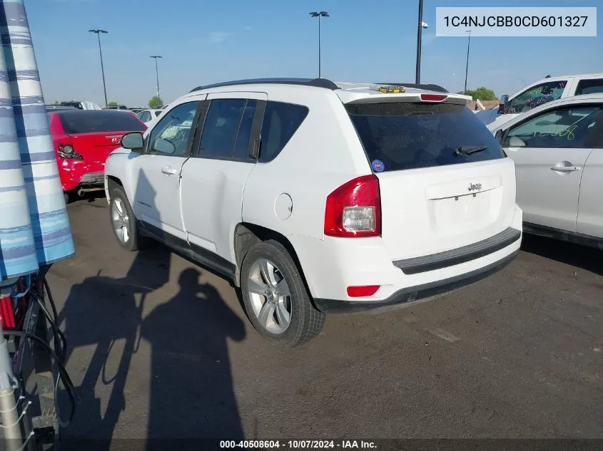 2012 Jeep Compass Sport VIN: 1C4NJCBB0CD601327 Lot: 40508604