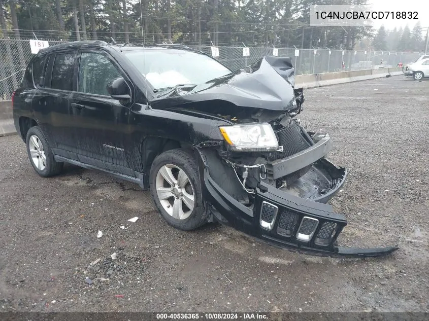 1C4NJCBA7CD718832 2012 Jeep Compass Sport