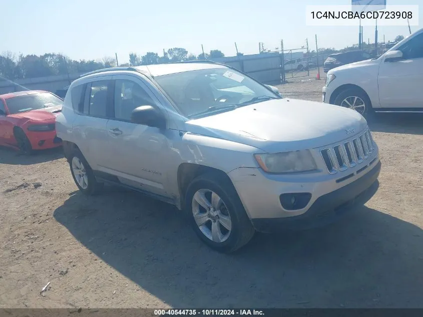 2012 Jeep Compass Sport VIN: 1C4NJCBA6CD723908 Lot: 40544735