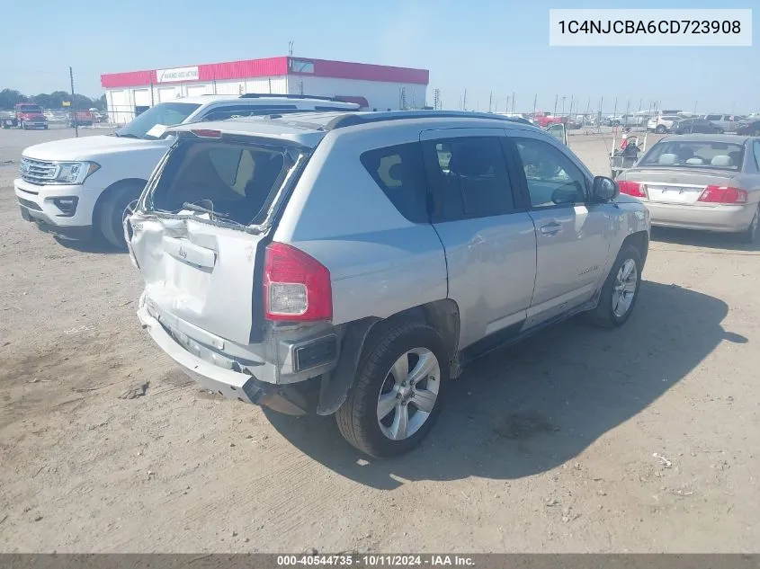 2012 Jeep Compass Sport VIN: 1C4NJCBA6CD723908 Lot: 40544735