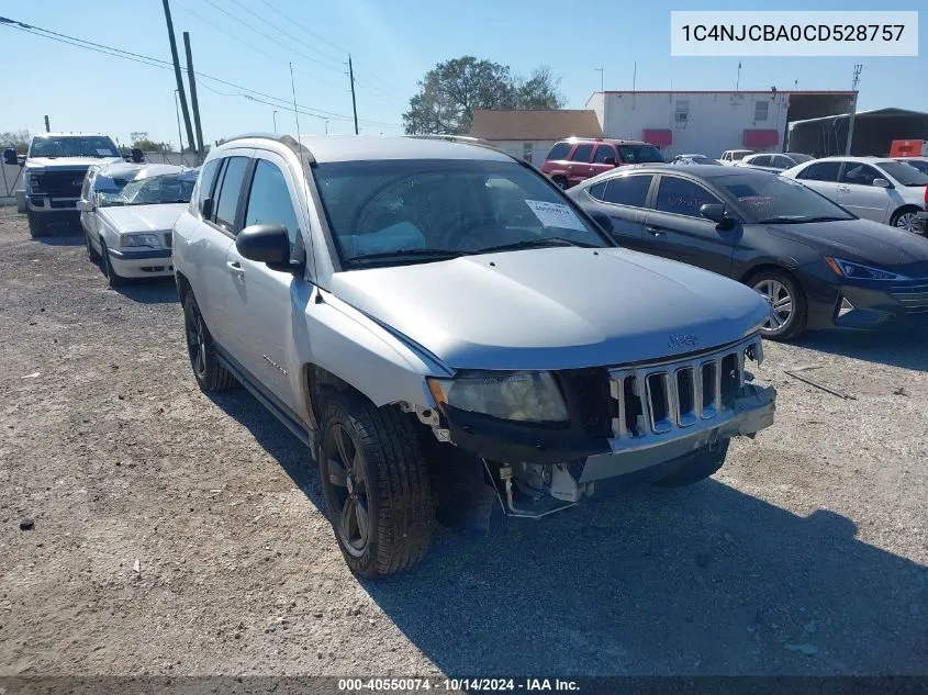 1C4NJCBA0CD528757 2012 Jeep Compass Sport