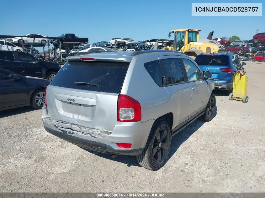 1C4NJCBA0CD528757 2012 Jeep Compass Sport