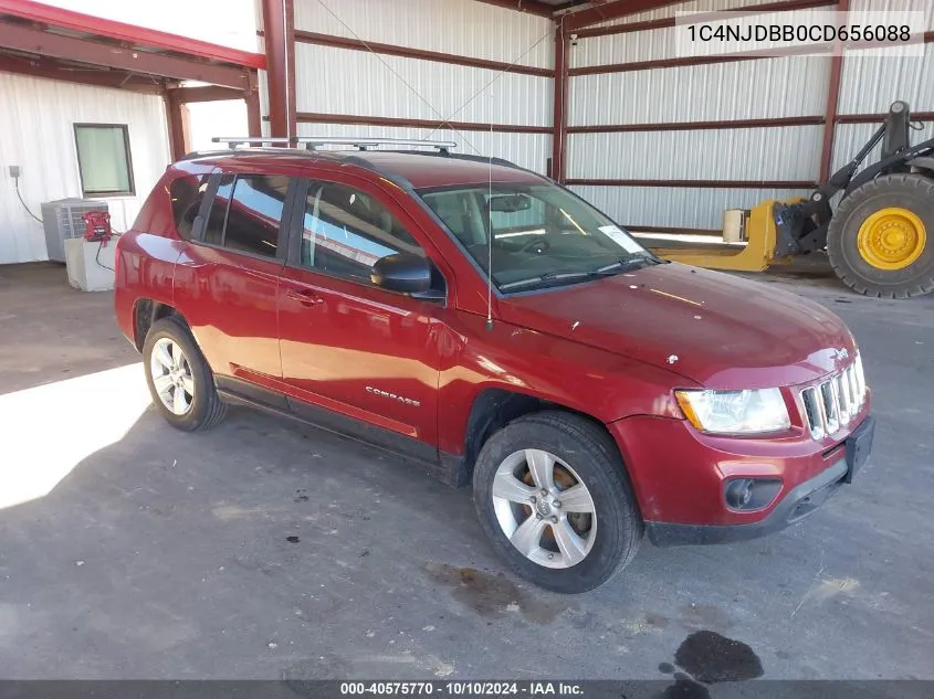 2012 Jeep Compass Sport VIN: 1C4NJDBB0CD656088 Lot: 40575770