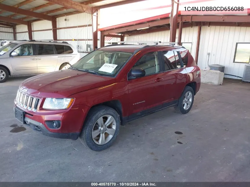 2012 Jeep Compass Sport VIN: 1C4NJDBB0CD656088 Lot: 40575770