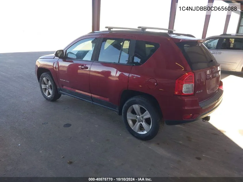 2012 Jeep Compass Sport VIN: 1C4NJDBB0CD656088 Lot: 40575770