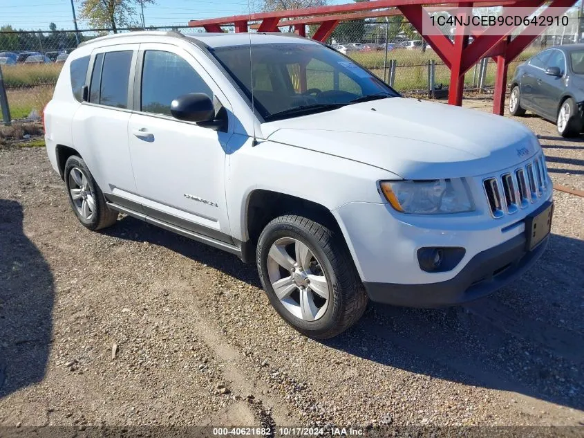 2012 Jeep Compass Latitude VIN: 1C4NJCEB9CD642910 Lot: 40621682