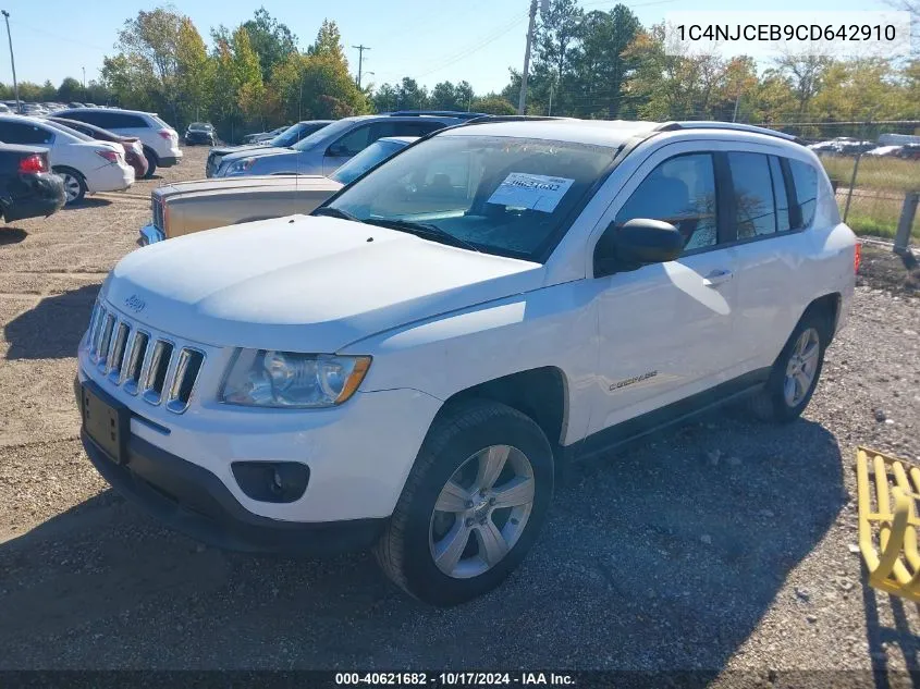 1C4NJCEB9CD642910 2012 Jeep Compass Latitude