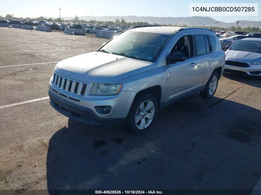 2012 Jeep Compass Sport VIN: 1C4NJCBB0CD507285 Lot: 40628526