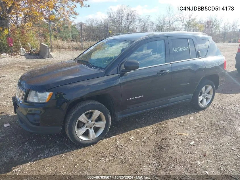 2012 Jeep Compass Sport VIN: 1C4NJDBB5CD514173 Lot: 40703507