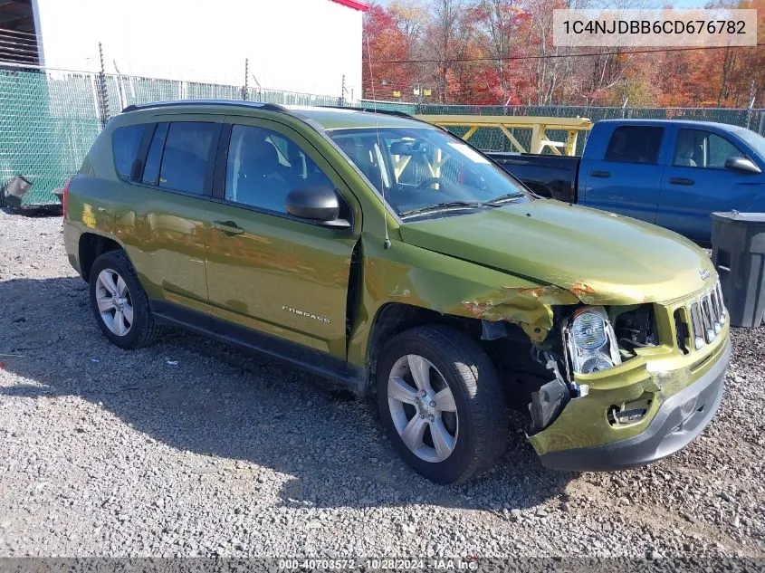 2012 Jeep Compass Sport VIN: 1C4NJDBB6CD676782 Lot: 40703572