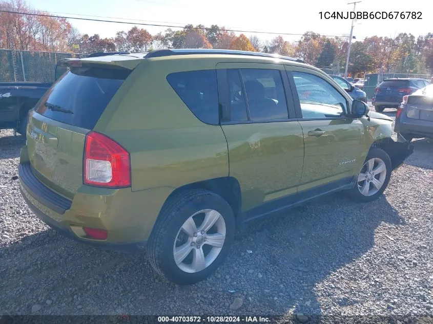 2012 Jeep Compass Sport VIN: 1C4NJDBB6CD676782 Lot: 40703572