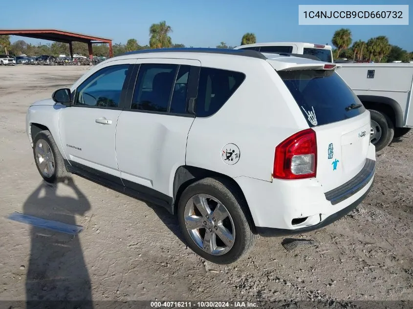 2012 Jeep Compass Limited VIN: 1C4NJCCB9CD660732 Lot: 40716211