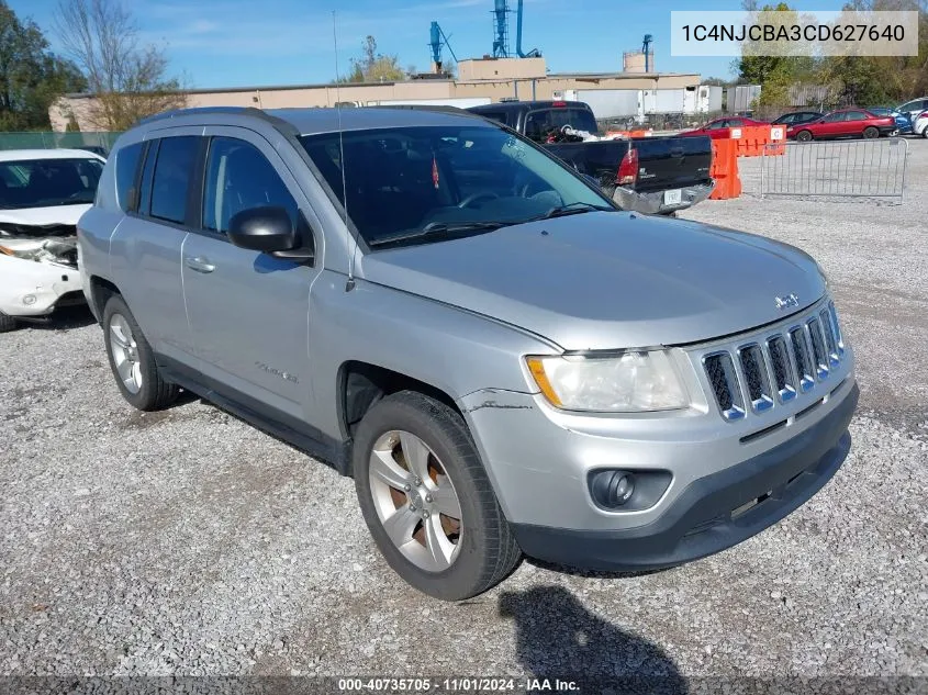 2012 Jeep Compass Sport VIN: 1C4NJCBA3CD627640 Lot: 40735705