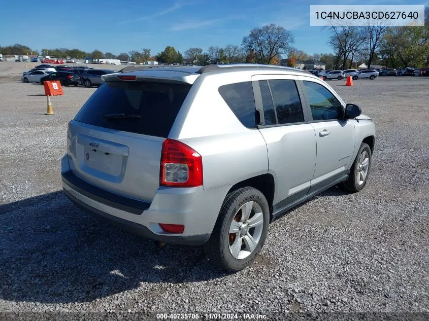 2012 Jeep Compass Sport VIN: 1C4NJCBA3CD627640 Lot: 40735705