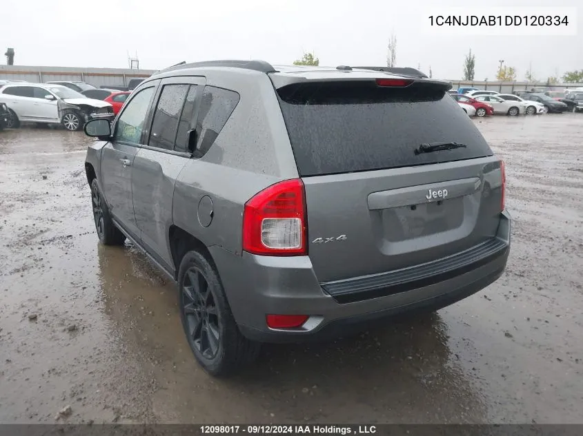 1C4NJDAB1DD120334 2013 Jeep Compass