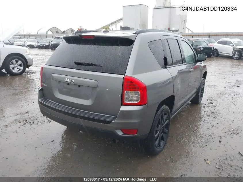 1C4NJDAB1DD120334 2013 Jeep Compass