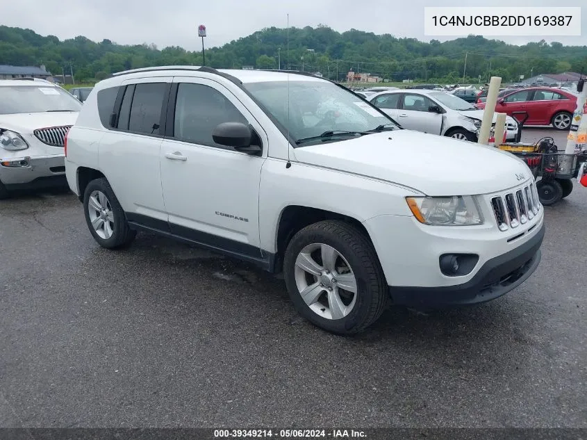 2013 Jeep Compass Sport VIN: 1C4NJCBB2DD169387 Lot: 39349214