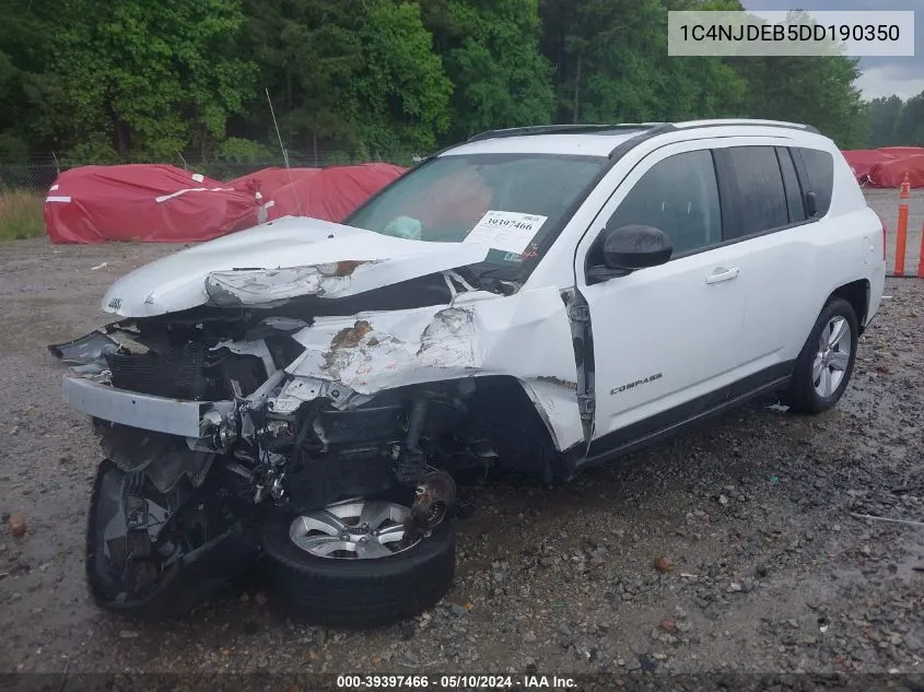 1C4NJDEB5DD190350 2013 Jeep Compass Latitude