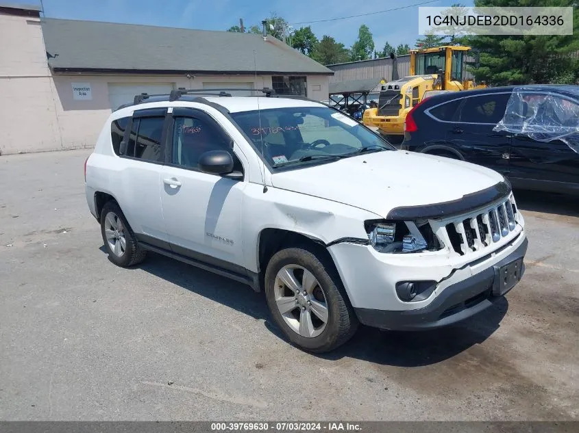 2013 Jeep Compass Latitude VIN: 1C4NJDEB2DD164336 Lot: 39769630