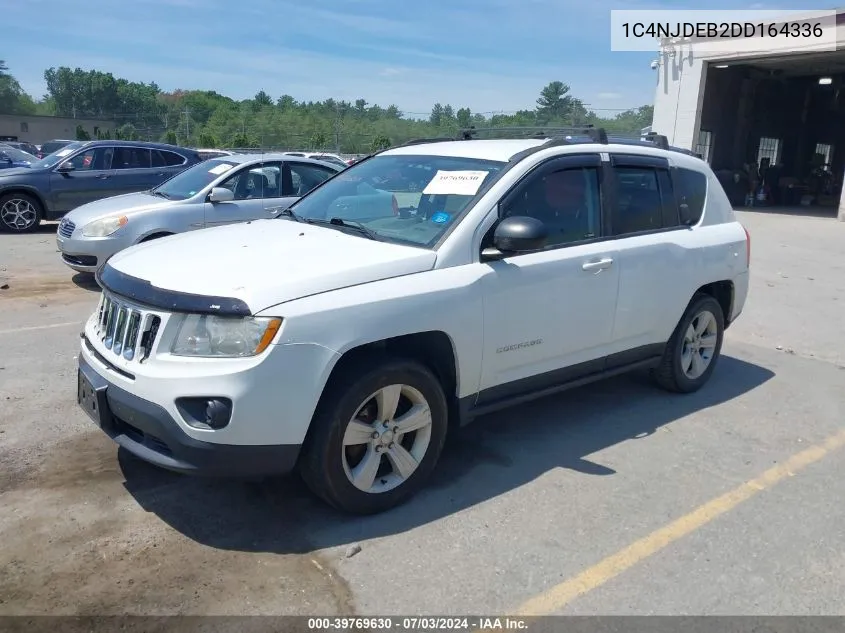 2013 Jeep Compass Latitude VIN: 1C4NJDEB2DD164336 Lot: 39769630