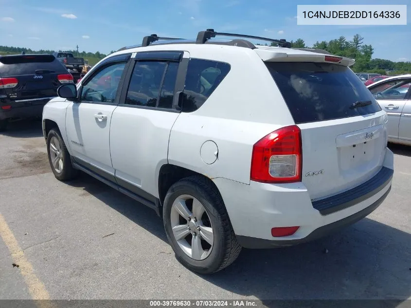 2013 Jeep Compass Latitude VIN: 1C4NJDEB2DD164336 Lot: 39769630