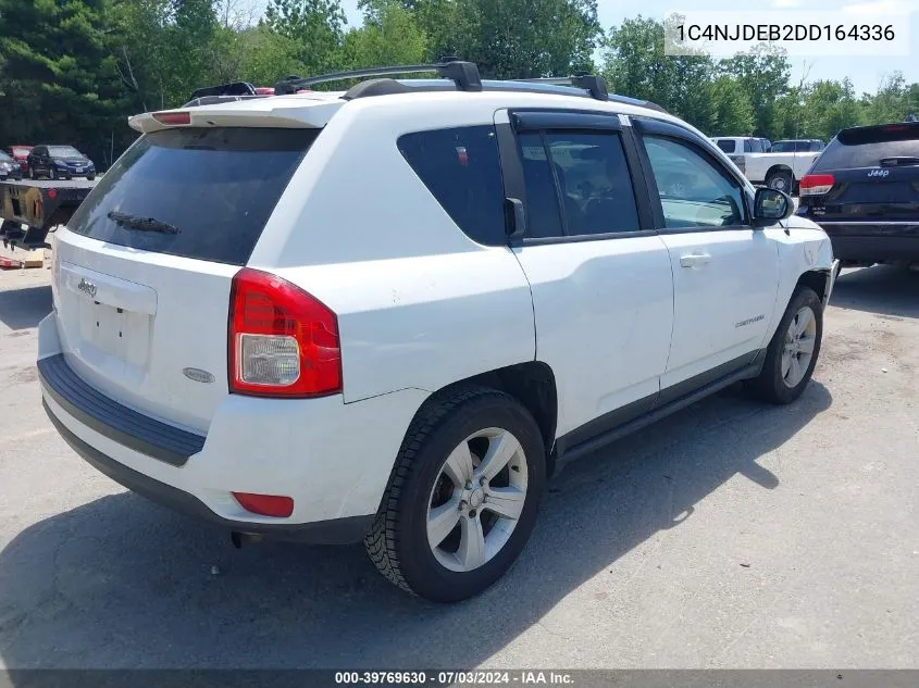 2013 Jeep Compass Latitude VIN: 1C4NJDEB2DD164336 Lot: 39769630