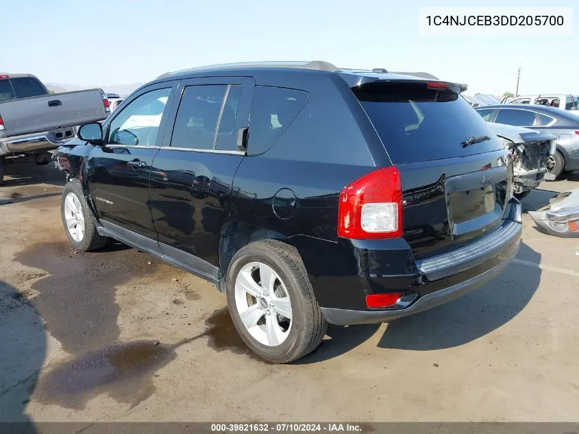 1C4NJCEB3DD205700 2013 Jeep Compass Latitude