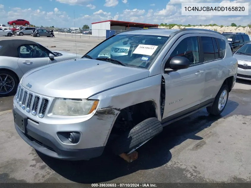 2013 Jeep Compass Sport VIN: 1C4NJCBA4DD165820 Lot: 39830653