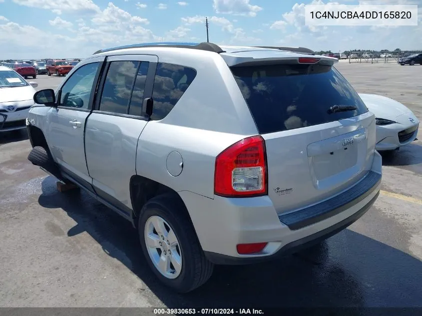 2013 Jeep Compass Sport VIN: 1C4NJCBA4DD165820 Lot: 39830653