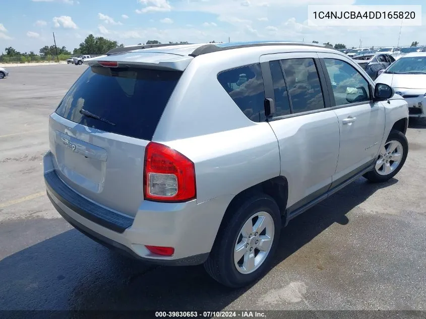 2013 Jeep Compass Sport VIN: 1C4NJCBA4DD165820 Lot: 39830653