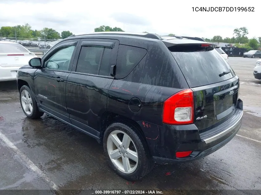 2013 Jeep Compass Limited VIN: 1C4NJDCB7DD199652 Lot: 39916797