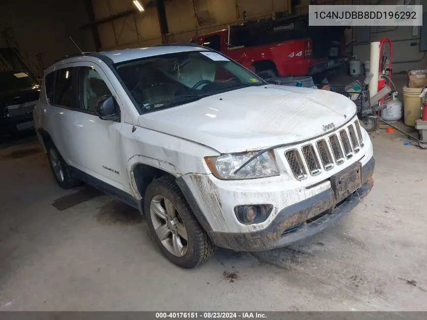 2013 Jeep Compass Sport VIN: 1C4NJDBB8DD196292 Lot: 40176151