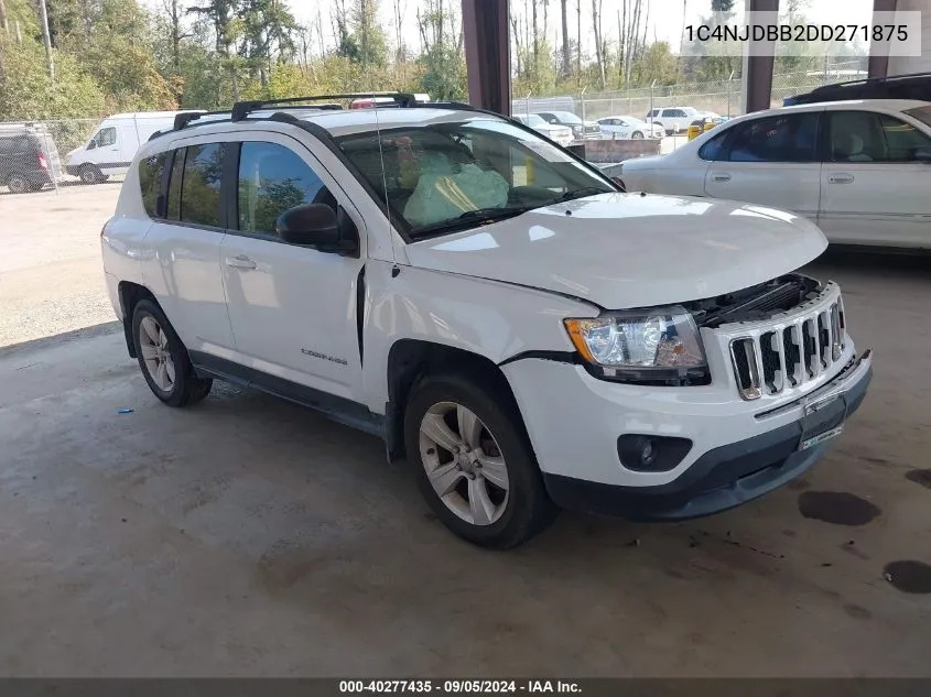 2013 Jeep Compass Sport VIN: 1C4NJDBB2DD271875 Lot: 40277435