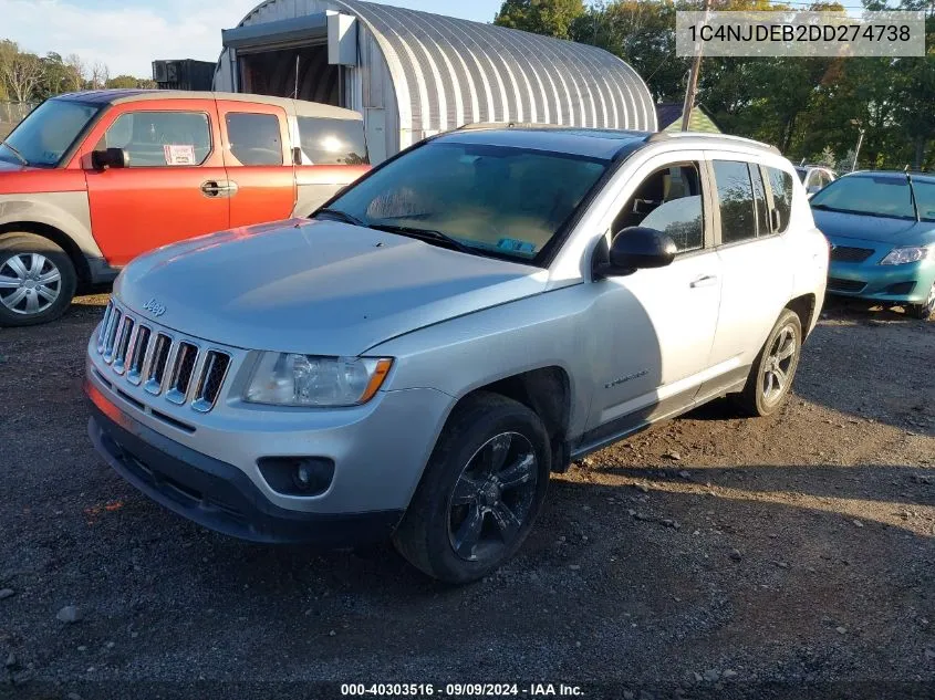 1C4NJDEB2DD274738 2013 Jeep Compass Latitude