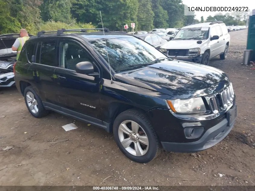 2013 Jeep Compass Latitude VIN: 1C4NJDEB0DD249272 Lot: 40306748