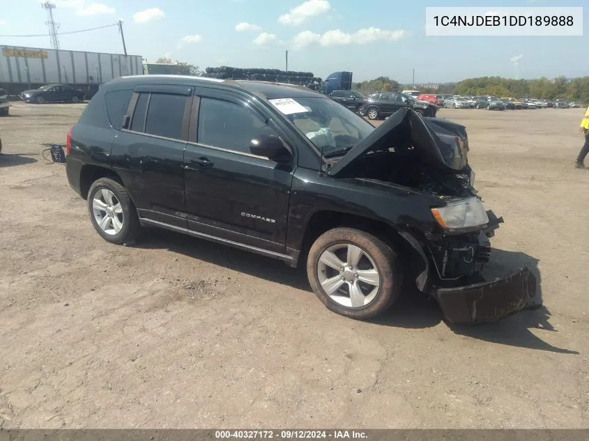 2013 Jeep Compass Latitude VIN: 1C4NJDEB1DD189888 Lot: 40327172