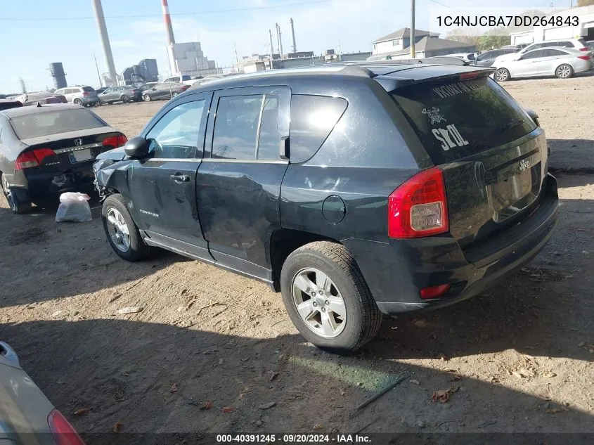 1C4NJCBA7DD264843 2013 Jeep Compass Sport