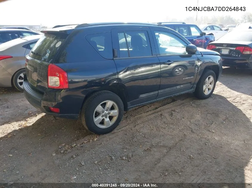 2013 Jeep Compass Sport VIN: 1C4NJCBA7DD264843 Lot: 40391245