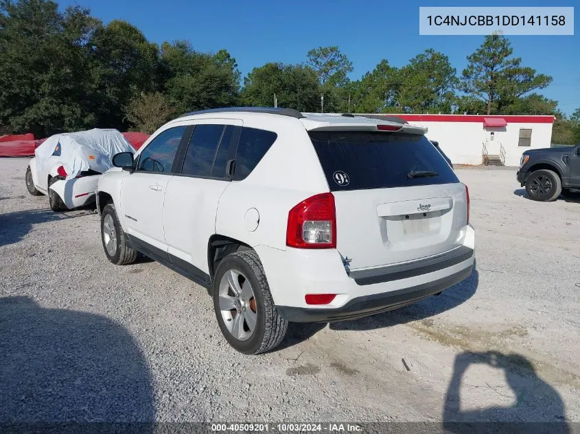 2013 Jeep Compass Sport VIN: 1C4NJCBB1DD141158 Lot: 40509201