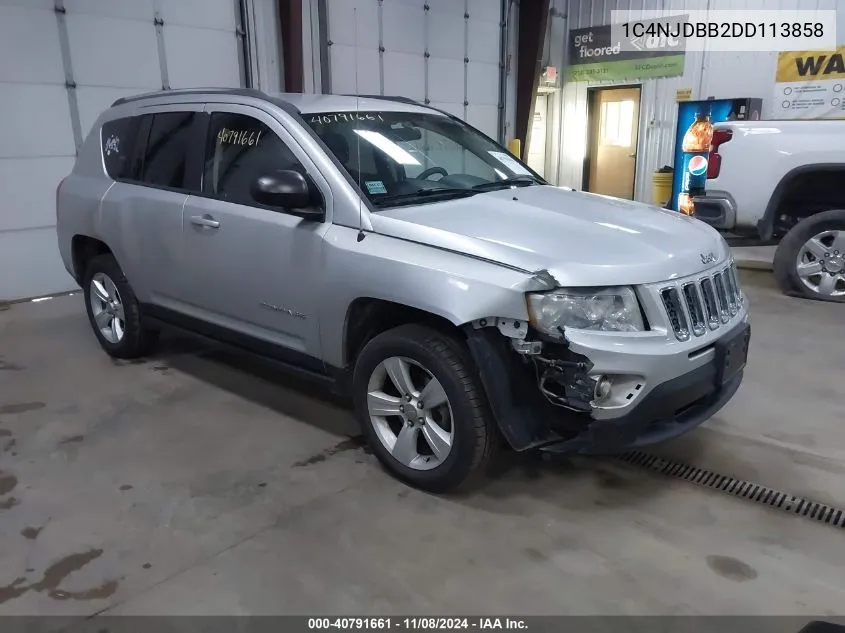 2013 Jeep Compass Sport VIN: 1C4NJDBB2DD113858 Lot: 40791661