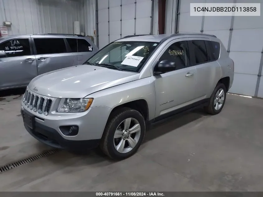 2013 Jeep Compass Sport VIN: 1C4NJDBB2DD113858 Lot: 40791661