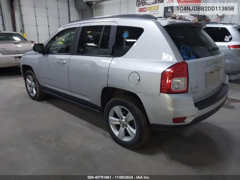 2013 Jeep Compass Sport VIN: 1C4NJDBB2DD113858 Lot: 40791661