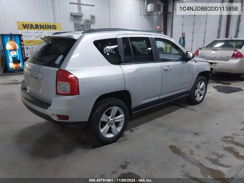 2013 Jeep Compass Sport VIN: 1C4NJDBB2DD113858 Lot: 40791661