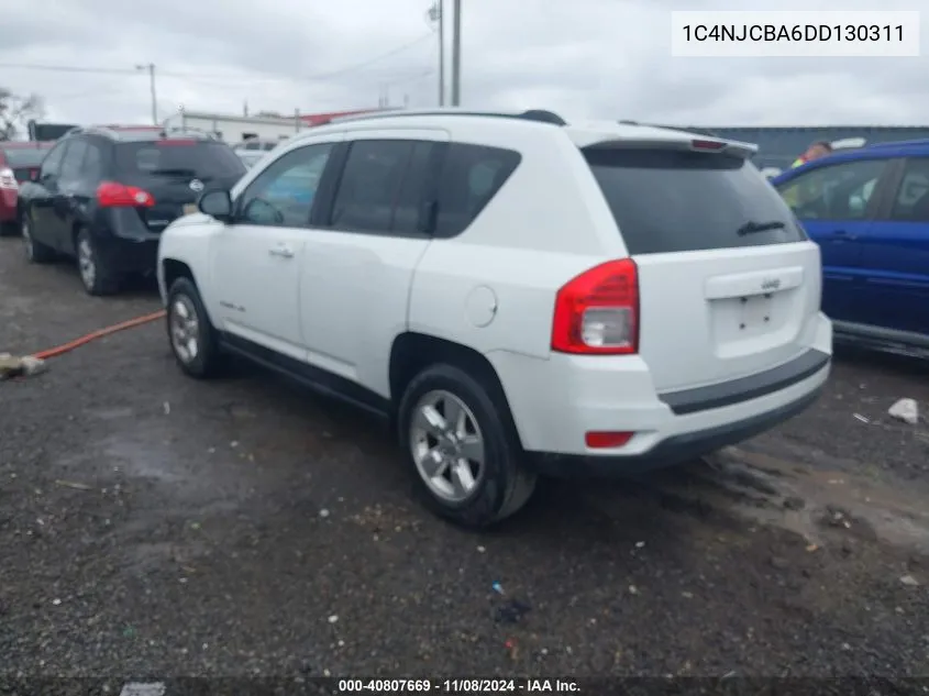 2013 Jeep Compass Sport VIN: 1C4NJCBA6DD130311 Lot: 40807669